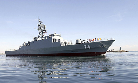 Irán presenta su nuevo destructor ‘Sahand’ de fabricación nacional 